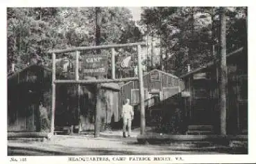 Campt Patrick Henry Virginia Headquarters *ca. 1940