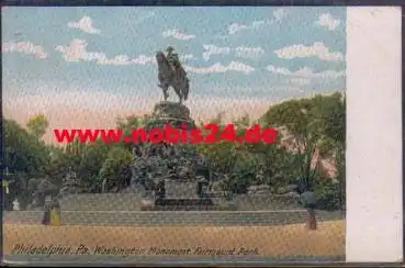 Philadelphia Pennsylvania Washington Monument Fairmount Park o 30.7.1913