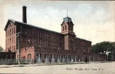 Utica New York Globe Woolen Mill o 28.6.1910
