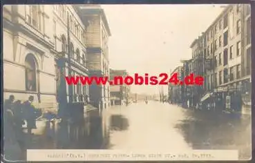 Albany New York Greatest Flood Lower State Street o 28.3.1913