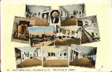 Philadelphia Pennsylvania Independence Hall Cradler of Libery gebr. ca.1920