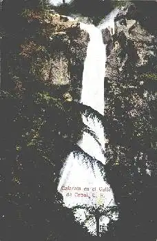 Catarata en el Valle de orosi Costa Rica Wasserfall *ca. 1920