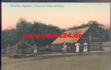 Choza de Indios Civilizados Argentinien Völkerkunde *ca. 1920