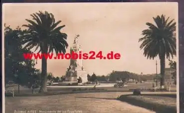 Buenos Aires Argentinien Monumento de los Esponales gebr. ca.1940