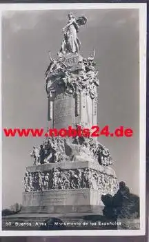 Buenos Aires Argentinien Monumento de los Espanoles *ca. 1940