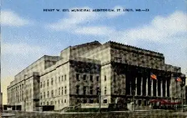 St. Louis Missouri Henry W. Kiel Municipal Auditorium o 22.5.1956