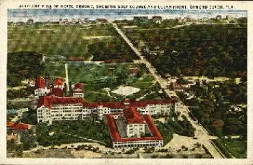 Ormond Beach, Florida Hotel und Golfplatz Airplane View *ca. 1930