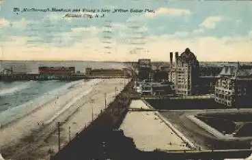 Atlantic City New Jersey Morlbourgh-Blenheim Pier o 26.8.1911