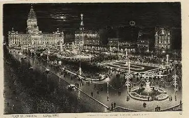Buenos Aires Argentinien Plaza del Congresco o 1.9.1925