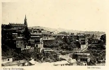 Valparaiso Cerro Bellavista Chile *ca. 1930