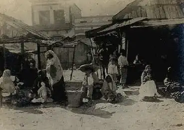 Guatemala Marktszene Echtfoto *ca. 1930
