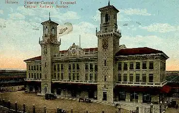 Habana Hauptbahnhof Estacion Central o Terminal Cuba *o 1928