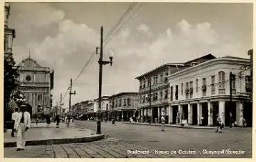 Guayaquil Boulevard Ecuador *ca. 1940