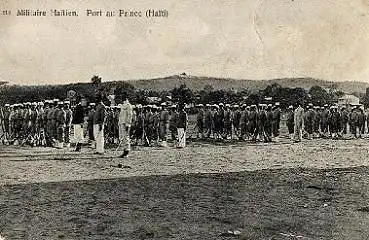 Haiti Port au Prince Militaire *ca. 1910