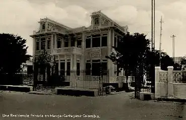 Kolumbien Cartagena Una Residencia Privada en Manga *ca. 1940