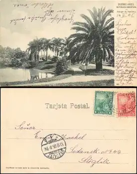 Buenos Aires Parque de Palermo o 14.09.1905