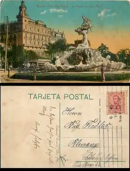 Buenos Aires La Fuente de Lola Mora  o 2.7.1911