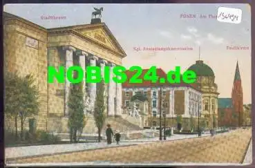 Posen Theaterplatz, Stadttheater, o 10.4.1917