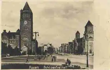Posen Schlossfreiheit *ca. 1940