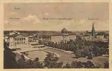 Posen Stadttheater Kgl. Ansiedlungskommission Paulikirche o 26.11915