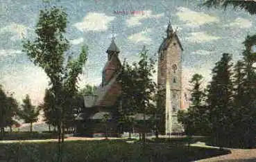 Riesengebirge Kirche Wang o 14.8.1909