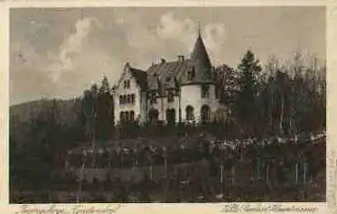 Riesengebirge Agnetendorf Villa Gerhart Hauptmann o 15.8.1928