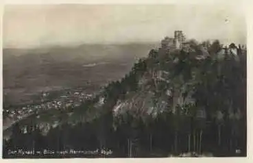 Riesengebirge Kynast Blick nach Herrmsdorf *ca. 1930