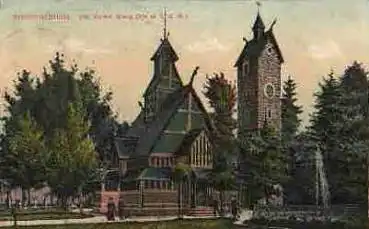 Kirche Wang Riesengebirge Kreis Hirschberg o 20.7.1921