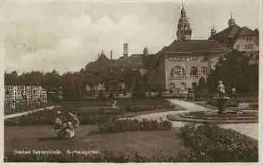 Swinemünde Kreis Wolin Kurhausgarten gebr. 1928