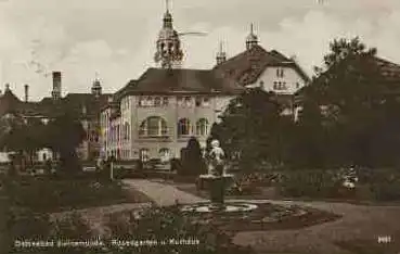 Swinemünde kreis Wolin Rosengarten Kurhaus o 7.7.1929