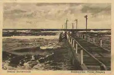 Swinemünde Kreis Wolin Brückensteg o 8.8.1928