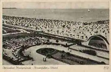Swinemünde Konzertplatz Strand * ca. 1940