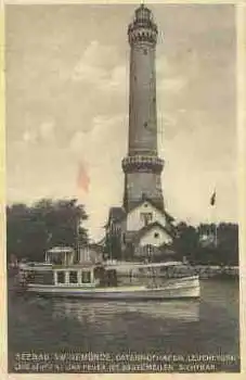Swinemünde Osternothafen Leuchtturm o 13.7.1927