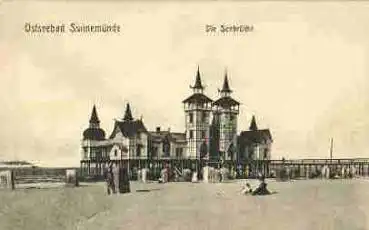 Swinemünde Seebrücke Kreis Wollin  * ca. 1910