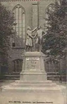 Kolberg Pommern Nettelbeck Gneisenau Denkmal o 13.6.1912