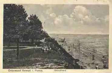 Rewahl Pommern Kreis Greifenberg Badestrand * ca. 1920