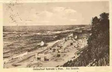 Rewahl Pommern Kreis Greifenberg Am Strande  o ca. 1925