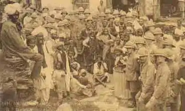 Indien Hochzeitszeremonie Ranikhet himalaya Echtfoto um 1910