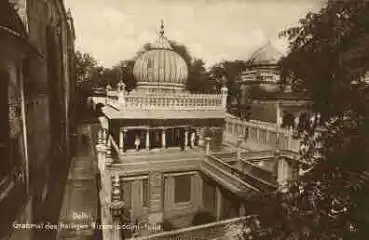 Delhi Grabmal des heiligen Nizam uddini tulia Trinks-Bildkarte 720-5 *ca. 1930
