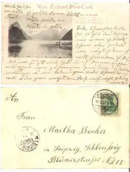 Milford Sound Neuseeland  o 10.8.1903