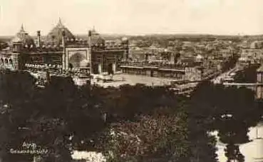 Agra Indien Trinks-Bildkarte 720-7 um 1930