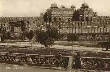 Agra Indien Delhi Tor Tucks-Bildkarte 720-8 *ca. 1930