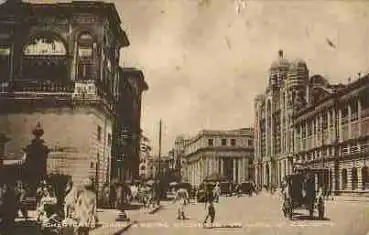 Calcutta Chartered Bank u. Royal Exchange on cleve *ca. 1920