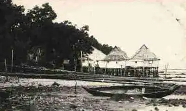 Malay Fishing Village Singapore * ca. 1930
