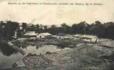 Sabang Niederldsch-Indie Fabrik elektrische Zentrale * ca.1910