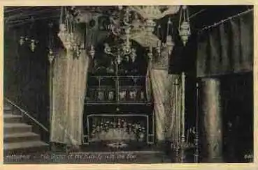 Bethlehem Geburtsgrotte mit Stern o 26.4.1934