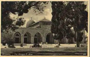 Jerusalem El Aksa Moschee auf dem Tempelplatz *ca. 1930