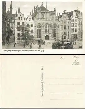 Danzig Langer Markt mit Artushof  * ca. 1920