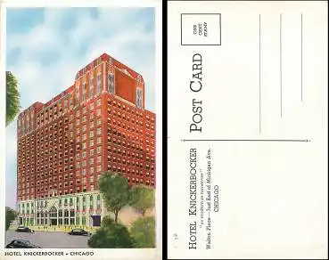 Chicago Illinois Hotel Knickerbocker * 1960