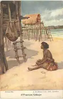 Papua -Neuguinea Village Künstler Hardig * ca.1920